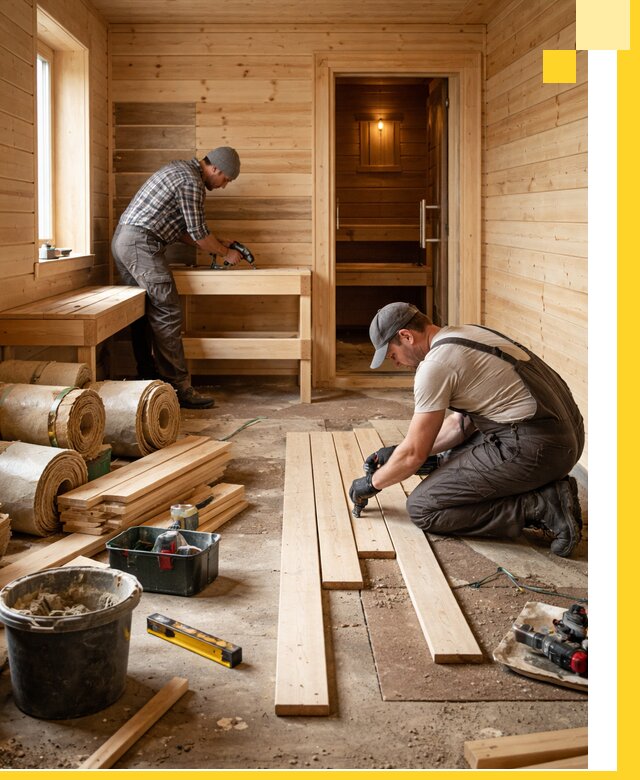 Индивидуальный проект бани с комнатой отдыха под ключ в Сасове