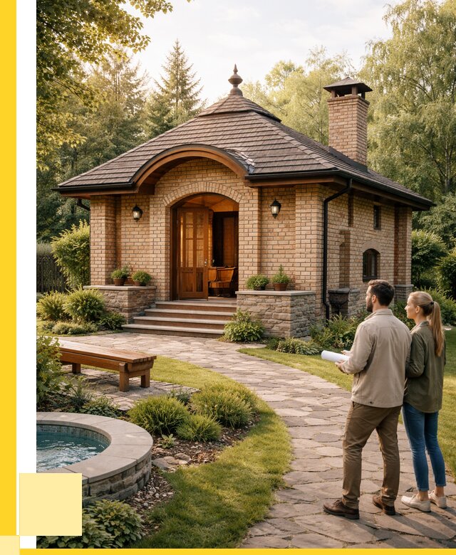 Проект кирпичной бани в Сасове от 30315 р. | ЭриданСсв