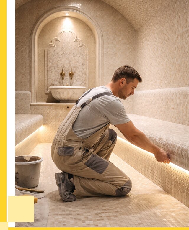 Отделка хамамов под ключ в Сасове от 5558 р. | ЭриданСсв