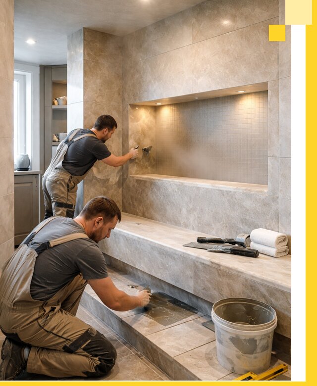 Профессиональное строительство хамама в квартире в Сасове