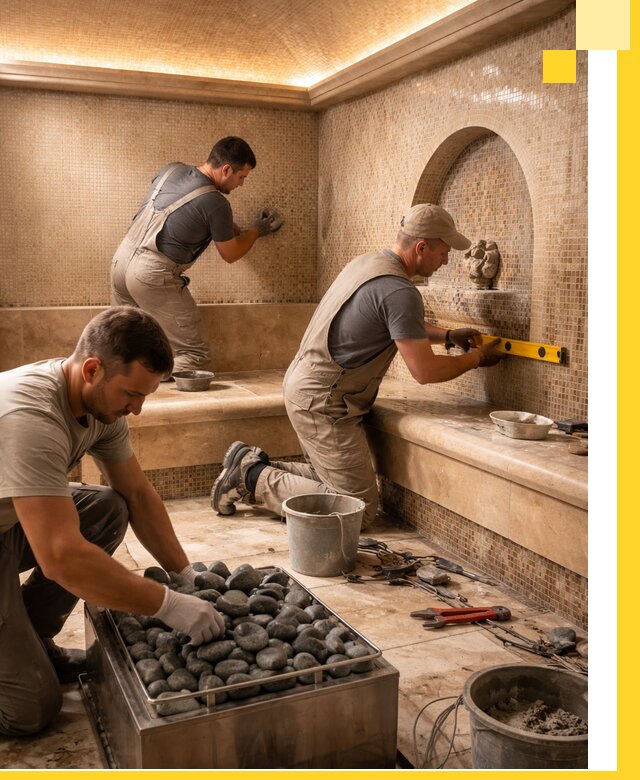 Проектирование и строительство хамама и сауны в Сасове