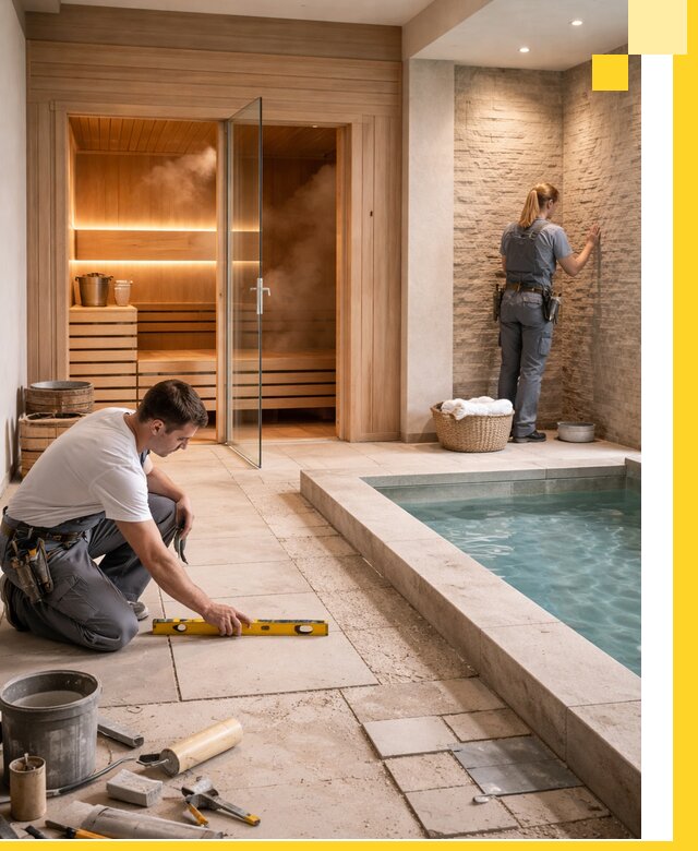 Комплексный дизайн и отделка интерьеров SPA под ключ в Сасове